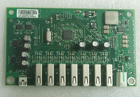 445-0761948 GBRU NCR ATM パーツ ユニバーサル USB ハブ PCB トップ組