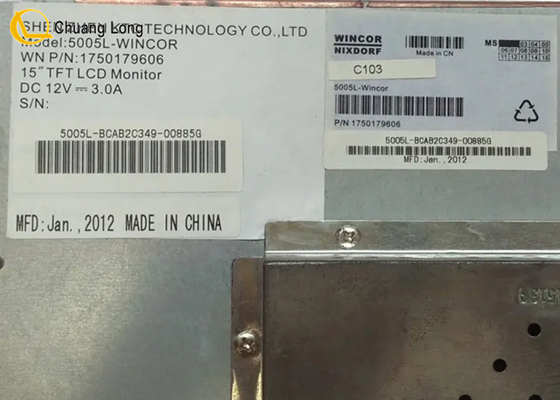 ATM機械部品 ウィンコー PC280 15インチ TFT LCDモニターディスプレイ 01750179606 1750179606