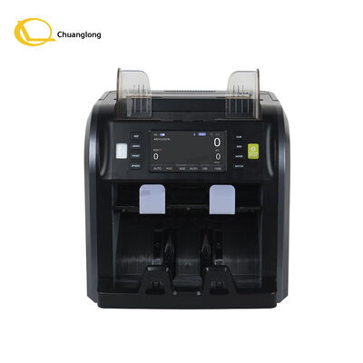 SJ-668 2ポケット CIS ミックス・ビルの値カウンター ハンドル内蔵 熱印刷通貨内蔵 バッテリー計数機