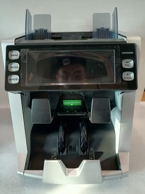 1+1 ポケット紙幣分類機 お金カウンター検出器 LEDディスプレイ付き黒色 LK22025060006