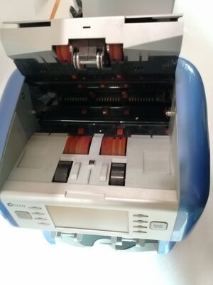 キサンの紙幣の分類機 お金カウンター検出器 黒色 LEDディスプレイ N16H05-Z15601