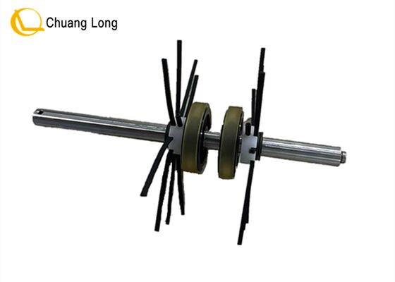 ATM機械部品 富士通 F56 プレゼンター トランスポートシャフト リアベース キャッシュローラーアセンブリ