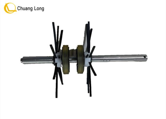 ATM機械部品 富士通 F56 プレゼンター トランスポートシャフト リアベース キャッシュローラーアセンブリ