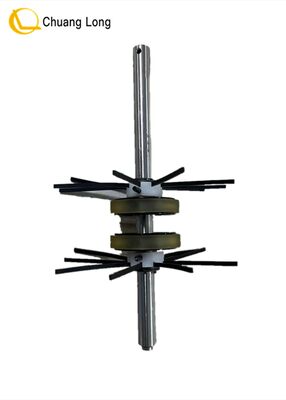 ATM機械部品 富士通 F56 プレゼンター トランスポートシャフト リアベース キャッシュローラーアセンブリ