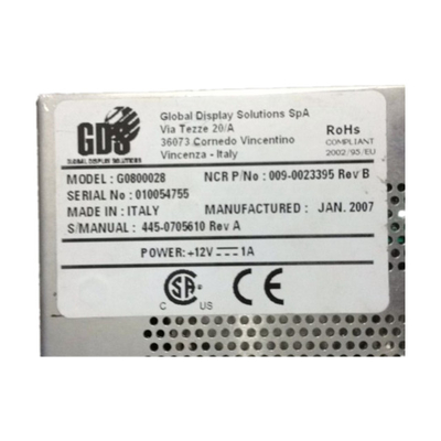 NCR 8.4のインチLED LCDの（10インチCRTを取り替える）高い明るい、009-0023395