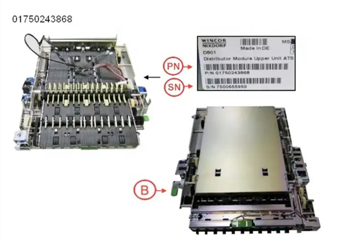 ATM機械部品 ウィンコー配送モジュール 上部ユニット ATS 01750243868 1750243868