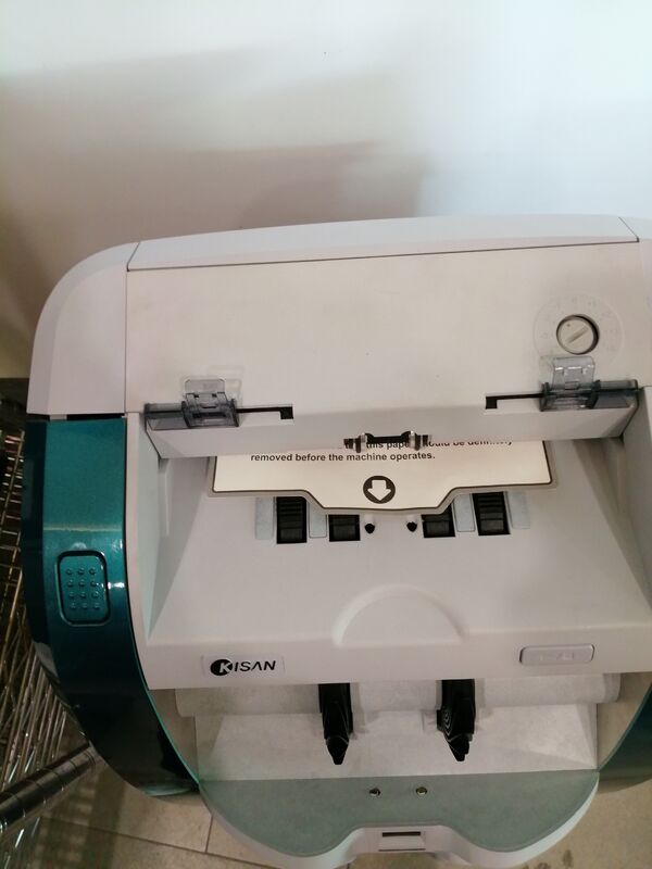 キサンの紙幣整理機 金銭カウンター検出器 青色 LEDディスプレイ付き スマートK3 S16E01-3659