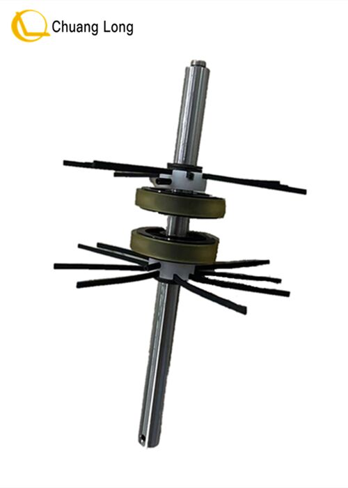 ATM機械部品 富士通 F56 プレゼンター トランスポートシャフト リアベース キャッシュローラーアセンブリ