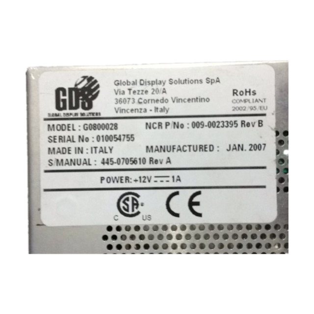 NCR 8.4のインチLED LCDの（10インチCRTを取り替える）高い明るい、009-0023395